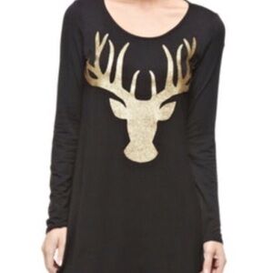 🆕glitter reindeer top/dress